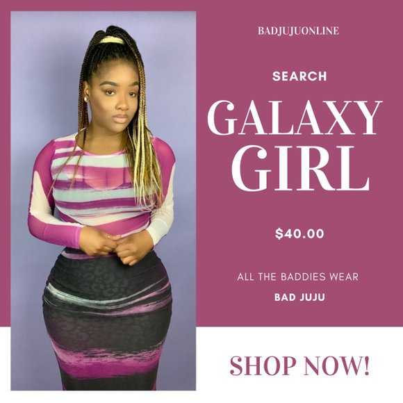 GALAXY GIRL TWO PIECE DRESS - Picture 1 of 2
